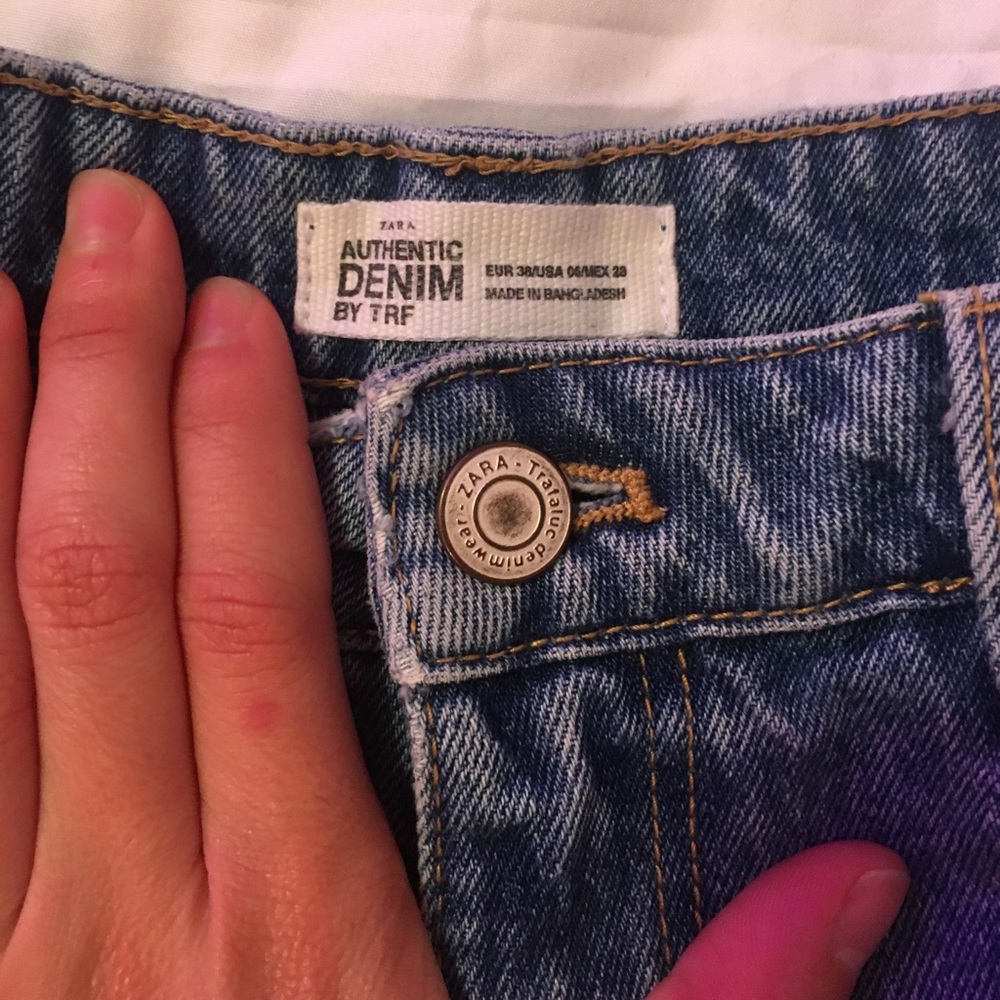 High Waist Vintage style Denim Shorts